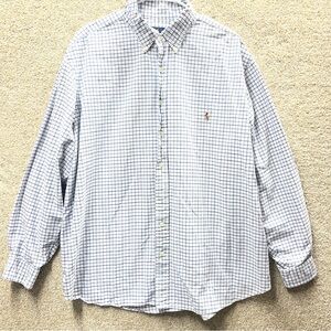 Imperfect Polo Ralph Lauren 100% cotton long sleeved button down shirt 2XB